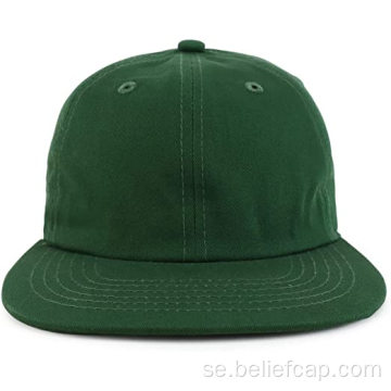 Broderi logotyp snap back cap hatt